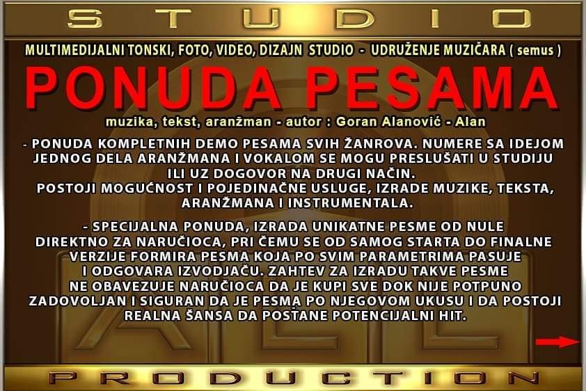 PONUDA PESAMA